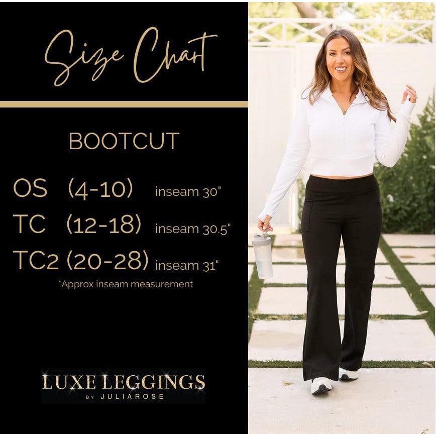 Ready to Ship | The Vanessa - 30 inch Black Bootcut Leggings